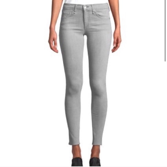 Tommy Hilfiger Light Grey Mid Rise Jean Leggings 2 - Picture 4 of 9